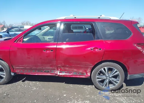 2018 Nissan Pathfinder Platinum from USA, damaged, VIN 5N1DR2MM5JC614716